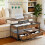 VASAGLE Lift-Top Coffee Table with Adjustable Height and Storage 3