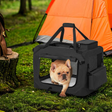 Lightweight Portable Pet Carrier with Fleece Mat, Easy Clean