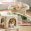 FEANDREA Large Cat Tree with 2-Door Cave, Scratching Ramp, Pompom 4
