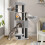 FEANDREA Self-Warming Cat Tree with Thick Scratching Posts & Groomers 3