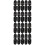 20Paren Zwarte PU Toggle Sluitingen Duffle Knopen Voor DIY 8