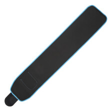 Taillenschutz-Trimmer-Gürtel 124x23cm Verstellbarer Elastischer Taillenbund Schwarz Blau