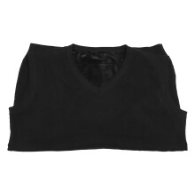 1Pièces Pull Chauffant Électrique V- En Coton Noir Anti Froid