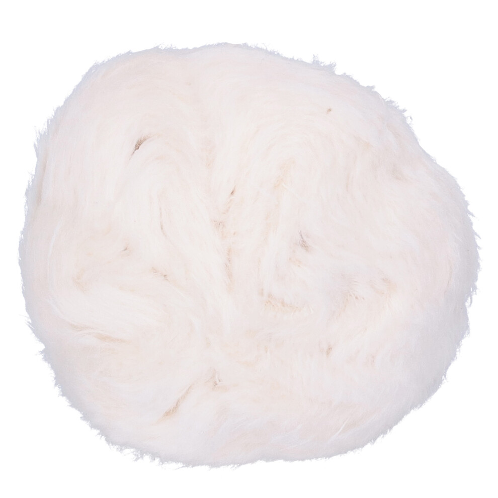 White Cloth Polishing Wheel Mushroom Type With Handle 75Mm, Cotton Grinding Tool 9331359634587