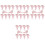 40 Sets Elegante Mit Schleifen Design 4