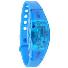 Nachtlauf LED-Silikonschnalle Leuchtender Blinkarmreif 20cm