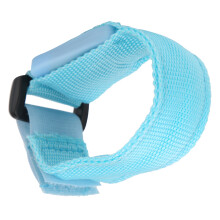 Verstellbares blauer LED-Armband für Laufen & Radfahren, USB aufladbar