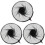 3Pcs Metal Fishing Net Durable Landing Net Head Accessory 2