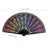 1Pc Delicate Peacocks Tail Design Folding Fan Classical Craft 2