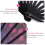 1Pc Delicate Peacocks Tail Design Folding Fan Classical Craft 10