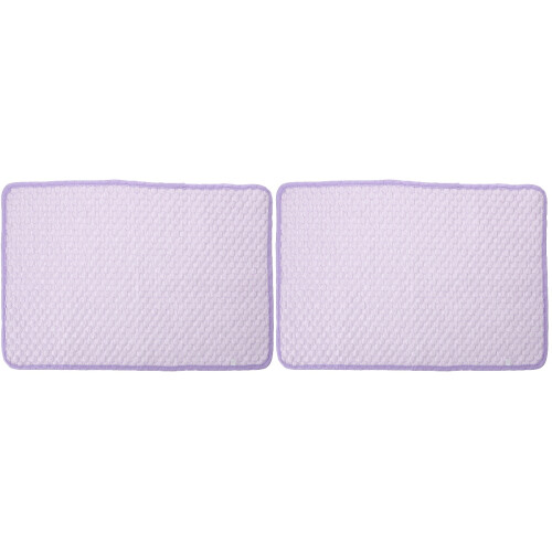 2Pcs Dog Cooling Mat Summer Pet Pad Comfortable Breathable 1