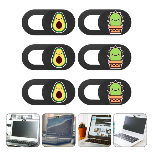 6Pcs Cover Slide Replacement Cartoon Pattern 2