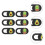 6Pcs Cover Slide Replacement Cartoon Pattern 5