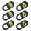 6Pcs Cover Slide Replacement Cartoon Pattern 4