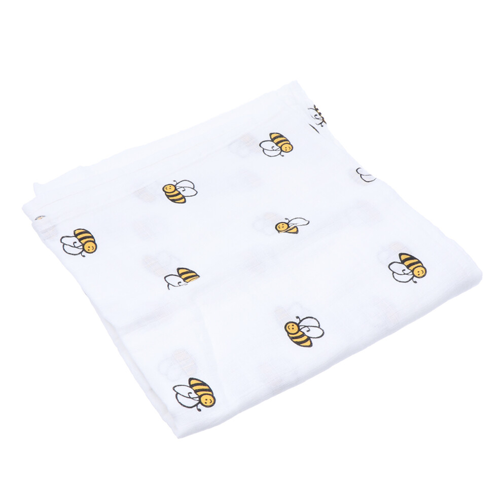 Baby Cotton Swaddle Blanket Soft Infant Towel For Newborns White Totority