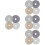 16 Pcs Diamond Chain Accessories Brass Tailoring 6