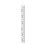 2Pcs Baby Height Growth Chart Wood Frame Fabric Ruler Wall Hanging 1