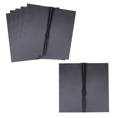 3 Packs Black Flower Wrapping Paper 20 Sheets Per Pack