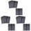 3 Packs Black Flower Wrapping Paper 20 Sheets Per Pack 2