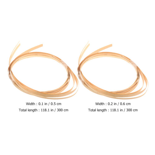 5pcs 2 Bamboo Material Bamboo Weaving Material Package 2