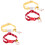 4 Pcs Cat Collar With Bell Design For Kitten And Cat 5
