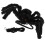 1Pc Black Dog Training Lead Chest Strap Leash for Safe Pet Control 9
