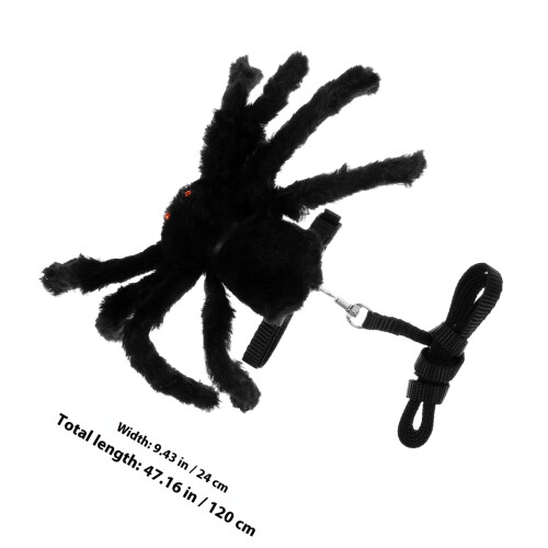 1Pc Black Dog Training Lead Chest Strap Leash for Safe Pet Control 1