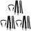 9 Pcs Ski Boots Carrier Shoulder Straps Skiing Accessories 3