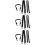 9 Pcs Ski Boots Carrier Shoulder Straps Skiing Accessories 9