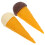 2Pcs 5.7Inch Simulation Ice Cream Waffle Cone Mold For Toddlers 11