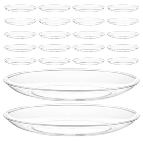 40 plásticos descartáveis transparentes para várias ocasiões