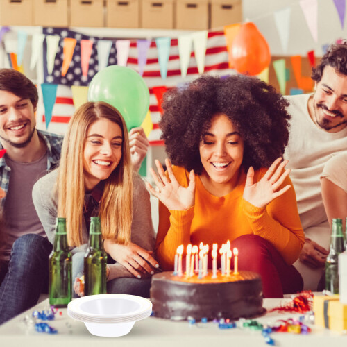 8 Unidades De Tigelas Descartáveis Plástico Para E Sorvete 2