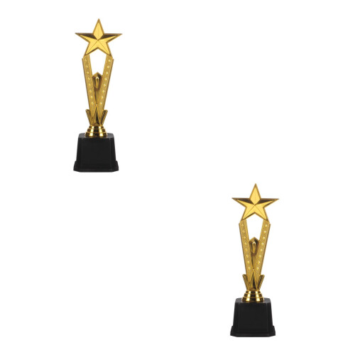 2 Unidades Troféu Decorativo Para Competição 1
