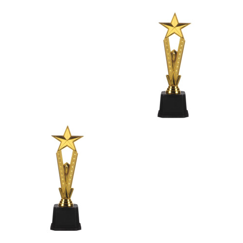2 Unidades Troféu Decorativo Para Competição 2