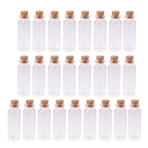 75 Unidades Rolhas De Cortiça E Frascos De 30ml Para Doces