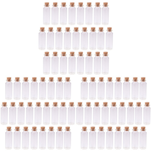 75 Unidades Rolhas De Cortiça E Frascos De 30ml Para Doces 1