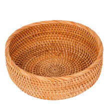 Trançado Rattan Vintage Para Pães E Lanches