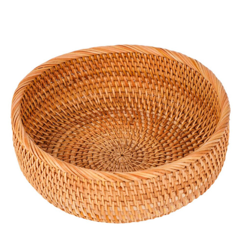 Trançado Rattan Vintage Para Pães E Lanches