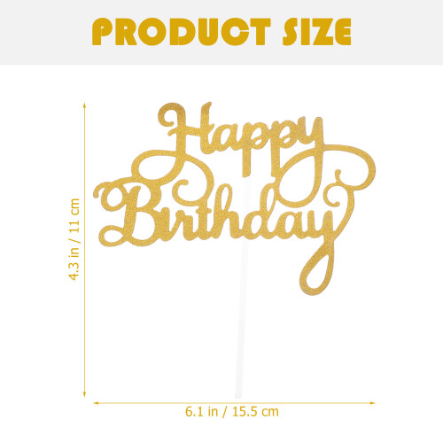 10 Unidades Topper De Aniversário Decoracao Cupcake 1