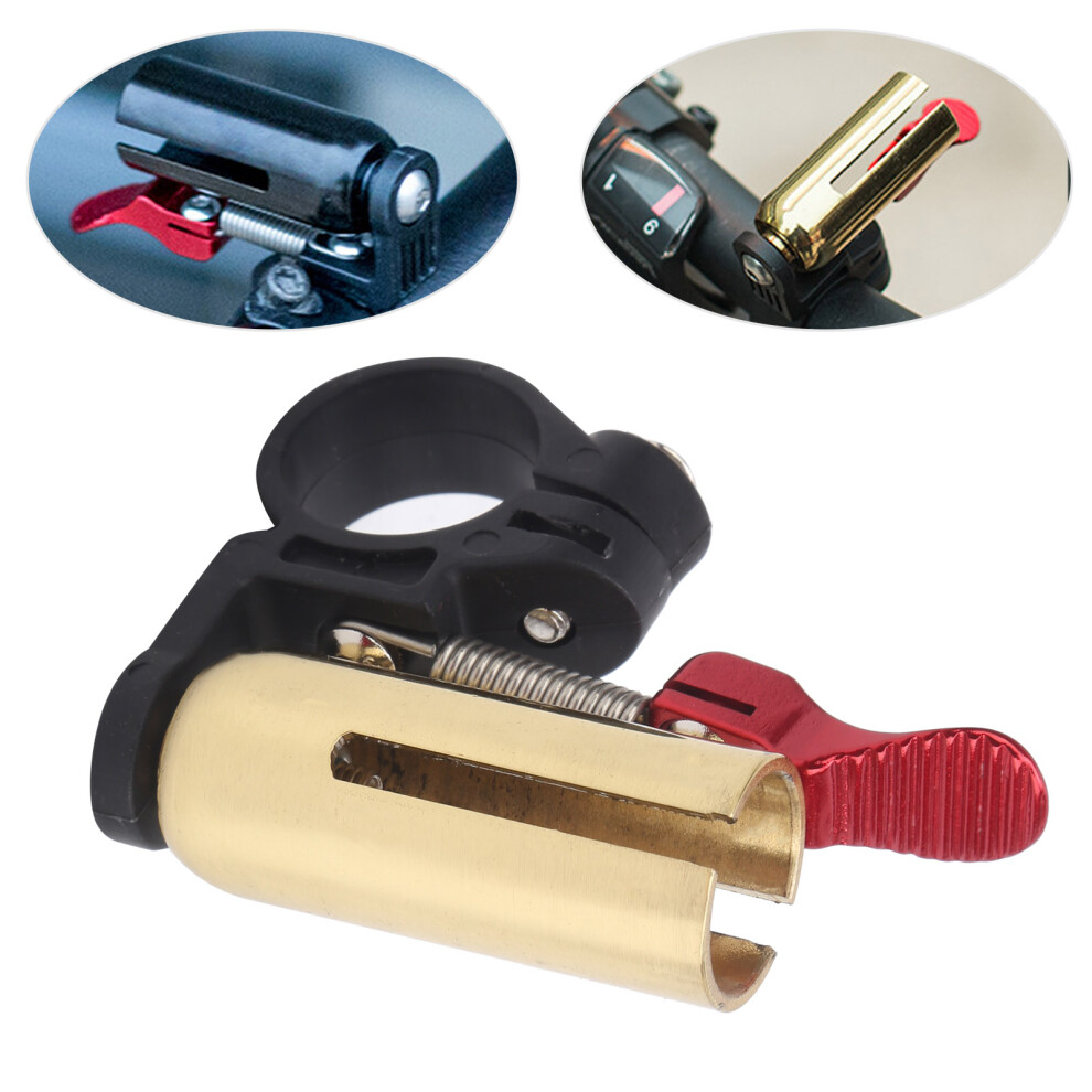 Vintage Copper Alloy Bicycle Bell, Clear Sound, 5.5cm, Gold-image-OPC-PMTZCZV-NEW