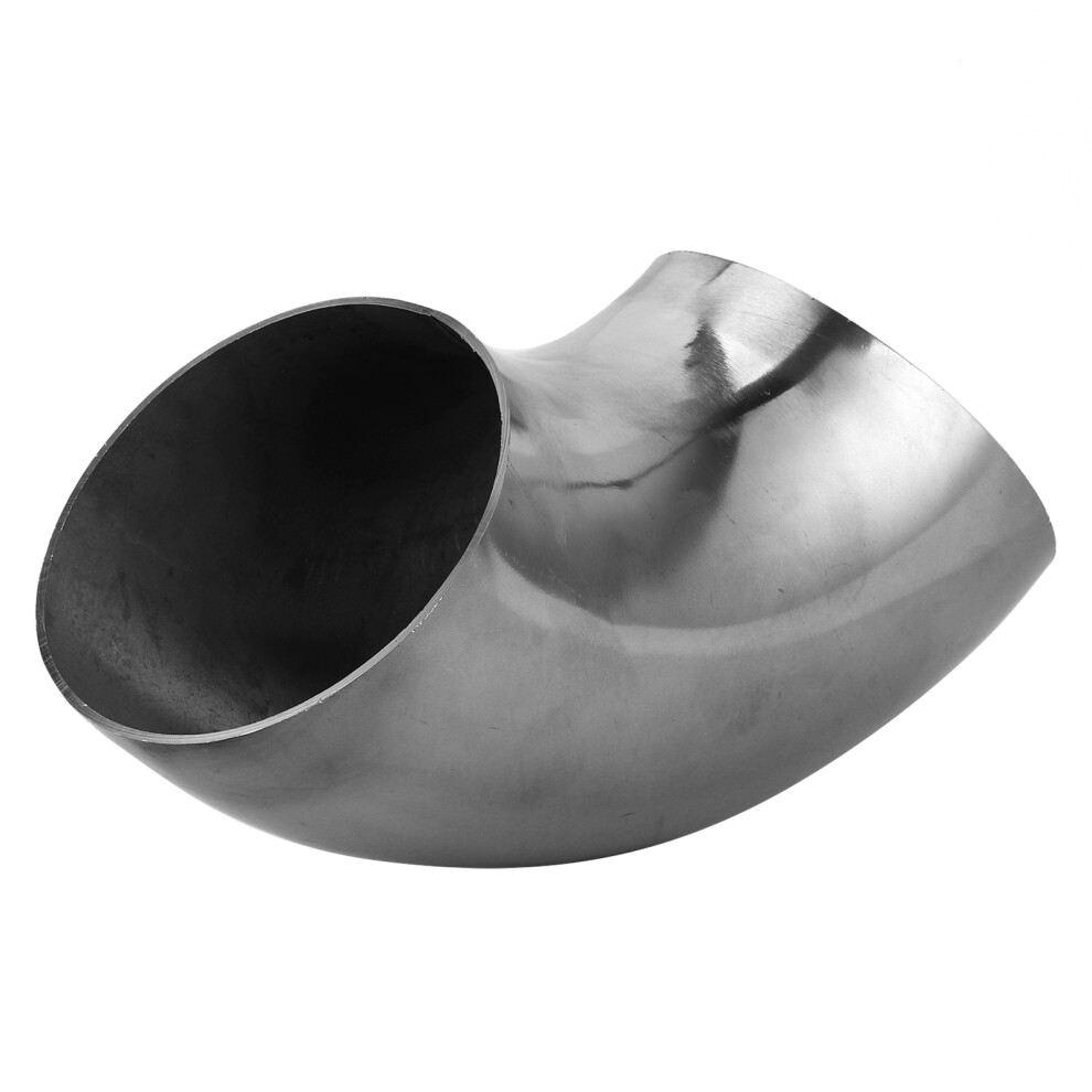 Stainless Steel 4In Exhaust Pipe 90 Bend Elbow Universal Polished 4071359640571