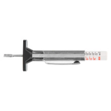 Tragbares Reifentread-Profiltiefemessgerät 0–25 mm Messwerkzeug Universelles Design