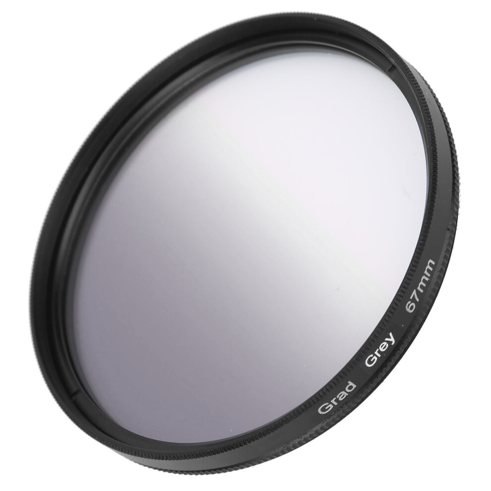 67Mm Graduated Camera Lens Filter Aluminum For Photography Gray 9471359642806