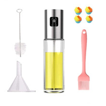 Vaporisez votre huile d'olive pour des repas sains : Vaporisateur d'huile d'olive portable, brumisateur multi-usages à brume fine pour salades,