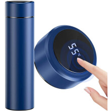 Gourde innovante pour l'explorateur moderne, bouteille d'eau isolée sous vide avec affichage LED de la température, acier inoxydable pour garder