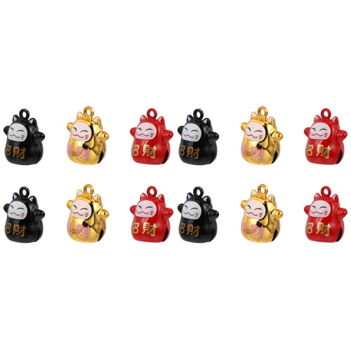 2 Sets Bell Charm Wealth Welcoming Decorative Bells Craft 2