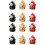 2 Sets Bell Charm Wealth Welcoming Decorative Bells Craft 6