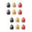 2 Sets Bell Charm Wealth Welcoming Decorative Bells Craft 8