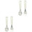 2 Sets Kinderbesteck Set Gabel Babybesteck Set 8