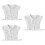 3 Kantkraag Valse Kraag Shawl Kledingaccessoire 8